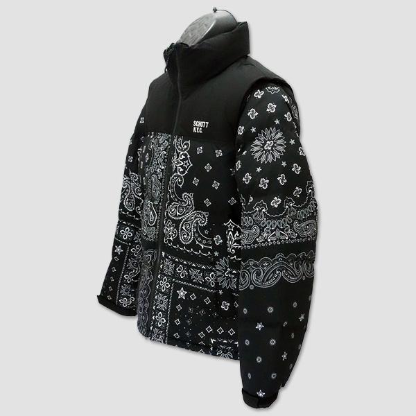 Schott N.Y.C（ショット） Schott 2ウェイ 2トーン ダウンジャケット