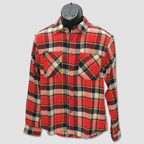 アビレックス　長袖ミリタリーチェックシャツ　“AVIREX CHECK WORK SHIRT” 783-4920002 | AVIREX