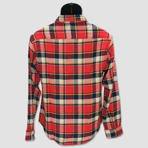 アビレックス　長袖ミリタリーチェックシャツ　“AVIREX CHECK WORK SHIRT” 783-4920002 | AVIREX | 01