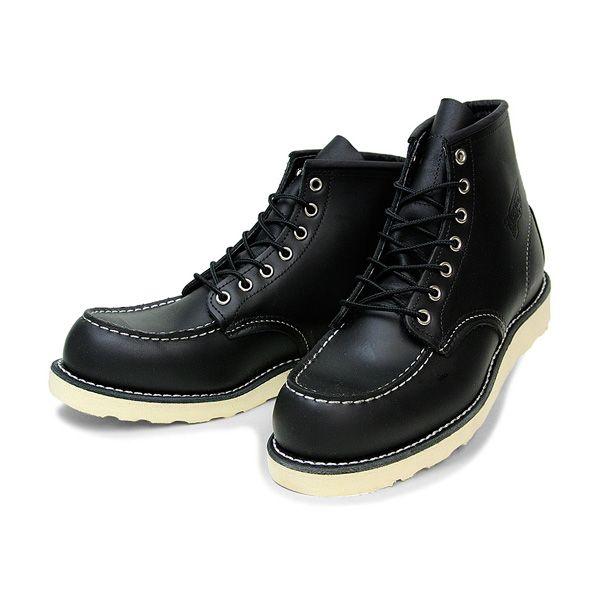 RED WING　6"クラシック・ワークブーツ“MOC TOE CLASSIC BLACK” | RED WING SHOES