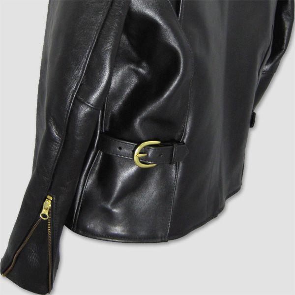 Vanson ブラックレザーライダージャケット 36 VANSON（バンソン） レザージャケット シングルライダース 革ジャン