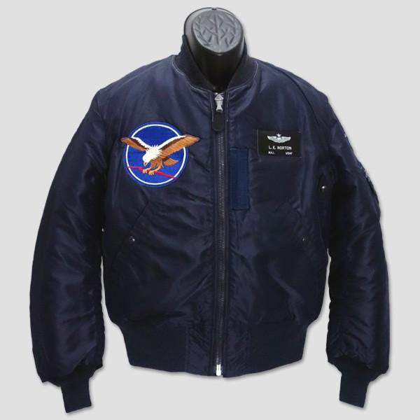 バズ・リクソンズ　BUZZ RICKSON'S　ミリタリーType B-15C(MOD.)A.F.Blue フライトジャケット　“178th Fighter Interceptor Squadron” BR13893 | BUZZ RICKSON'S