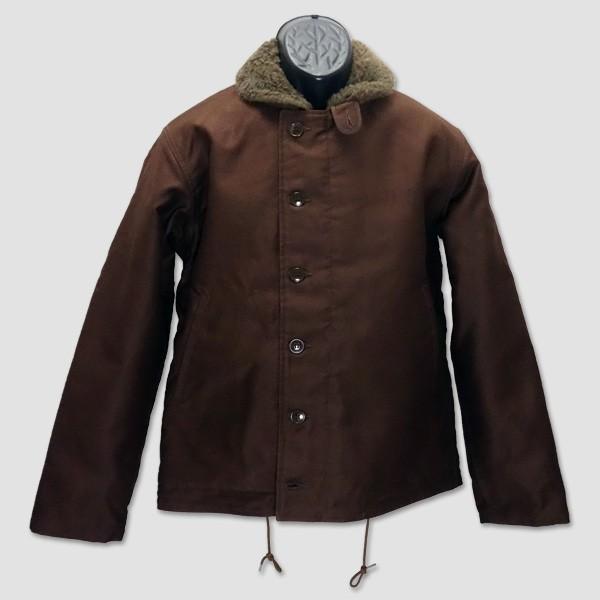 バズ・リクソンズ　BUZZ RICKSON'S　ミリタリーType N-1Brown ジャケット　“NAVY DEPARTMENT DEMOTEX-ED” BR14408