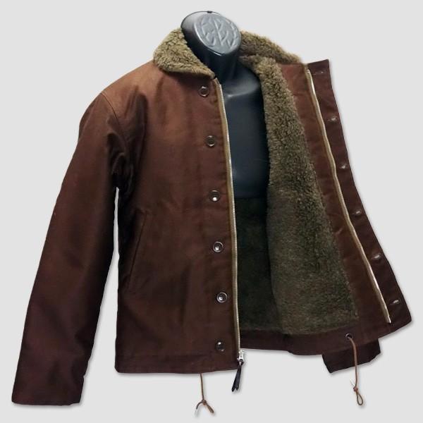 バズ・リクソンズ　BUZZ RICKSON'S　ミリタリーType N-1Brown ジャケット　“NAVY DEPARTMENT DEMOTEX-ED” BR14408 | BUZZ RICKSON'S | 05