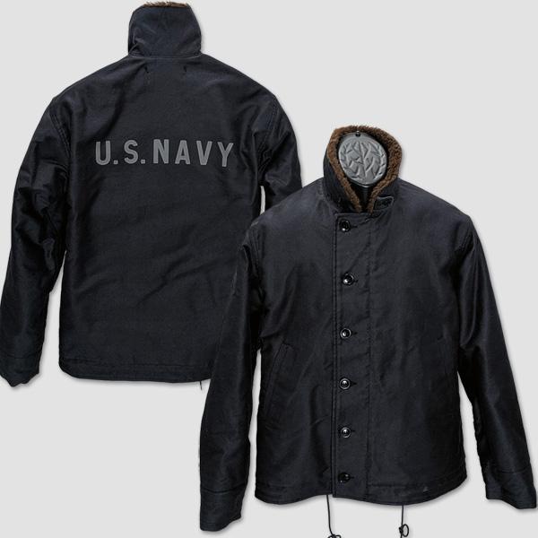 バズ・リクソンズ　BUZZ RICKSON'Sバズリクソン ミリタリー TYPE N-1 NAVY デッキジャケット　“TYPE N-1 NAVY DEPARTMENT DEMOTEX-ED” BR15340 | BUZZ RICKSON'S