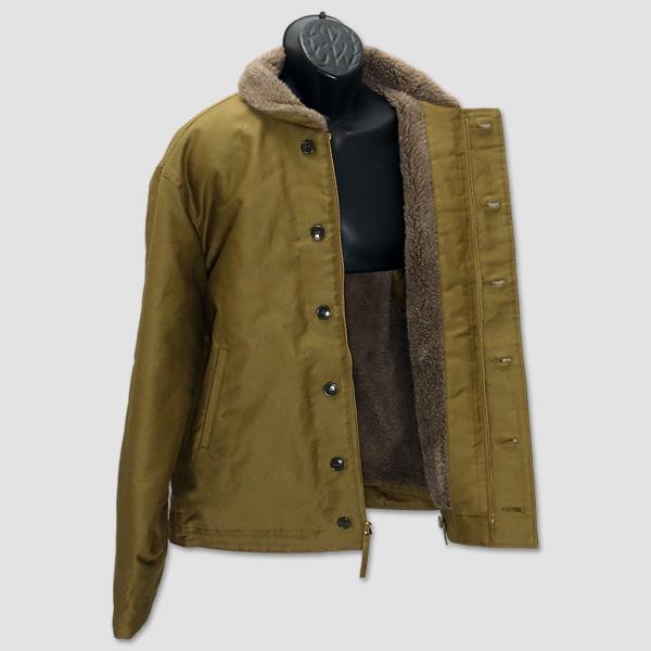 バズ・リクソンズ　BUZZ RICKSON'Sバズリクソン ミリタリー TYPE N-1 KHAKI デッキジャケット　“NAVY CLOTHING DEPOT DEMOTEX-ED” BR15345｜doing｜03