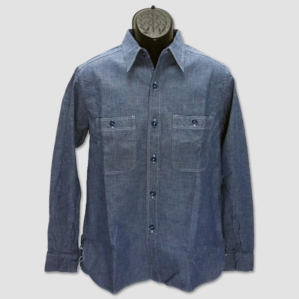 バズ・リクソンズ　BUZZ RICKSON'S　長袖シャンブレーワークシャツ　“BUZZ RICKSON'BLUE CHAMBRAY WORK SHIRT” BR25995 | BUZZ RICKSON'S