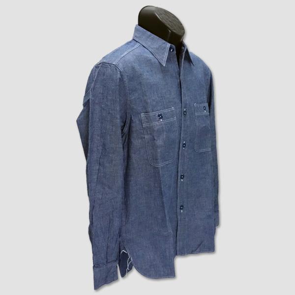 バズ・リクソンズ　BUZZ RICKSON'S　長袖シャンブレーワークシャツ　“BUZZ RICKSON'BLUE CHAMBRAY WORK SHIRT” BR25995 | BUZZ RICKSON'S | 02