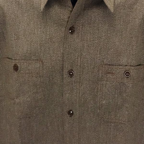 バズ・リクソンズ　BUZZ RICKSON'S　長袖コットンコバート・ワークシャツ　“BUZZ RICKSON'COTTON COVERT WORK SHIRT” BR26082 | BUZZ RICKSON'S | 04