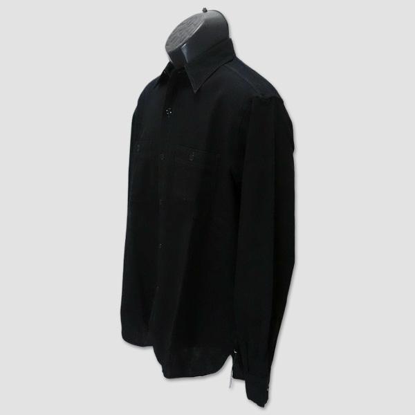 バズ・リクソンズ　BUZZ RICKSON'S　長袖ブラックシャンブレー・ワークシャツ　“William Gibson Black Shambrey Work Shirt” BR29143 | BUZZ RICKSON'S | 03