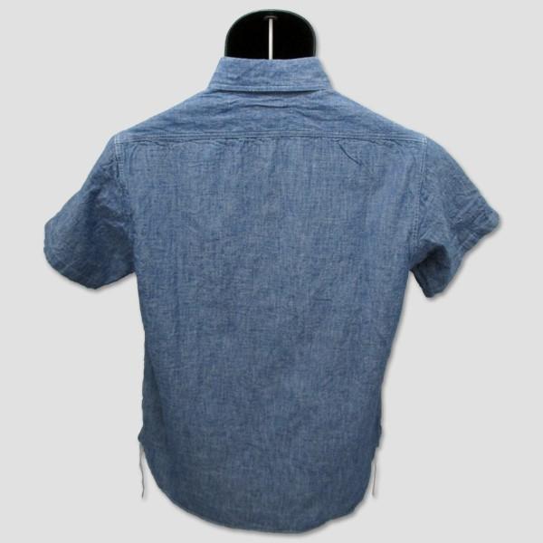 バズリクソン　BUZZ RICKSON'S　半袖シャンブレー・ワークシャツ　“BLUE CHAMBRAY S/S WORK SHIRT” | BUZZ RICKSON'S | 01