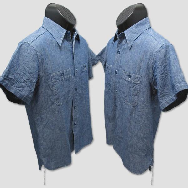 バズリクソン　BUZZ RICKSON'S　半袖シャンブレー・ワークシャツ　“BLUE CHAMBRAY S/S WORK SHIRT” | BUZZ RICKSON'S | 02
