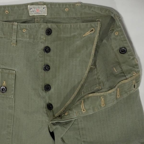 バズリクソン BUZZ RICKSON'S ミリタリーU.S.M.C.ヘリンボーン・カーゴパンツ　“HERINGBONE U.S.M.C.PANTS BR40435” | BUZZ RICKSON'S | 03