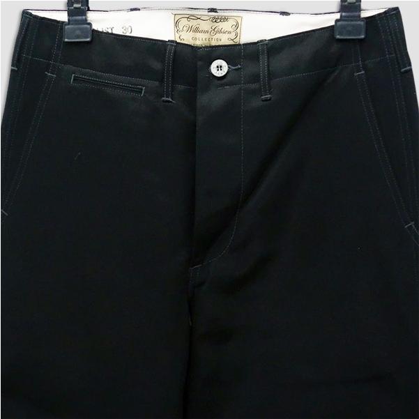 バズ・リクソンズ　BUZZ RICKSON'SWilliam Gibson チノパンツ・ブラック　“William Gibson BLACK CHINO 1942 MODEL” BR41860 | BUZZ RICKSON'S | 02