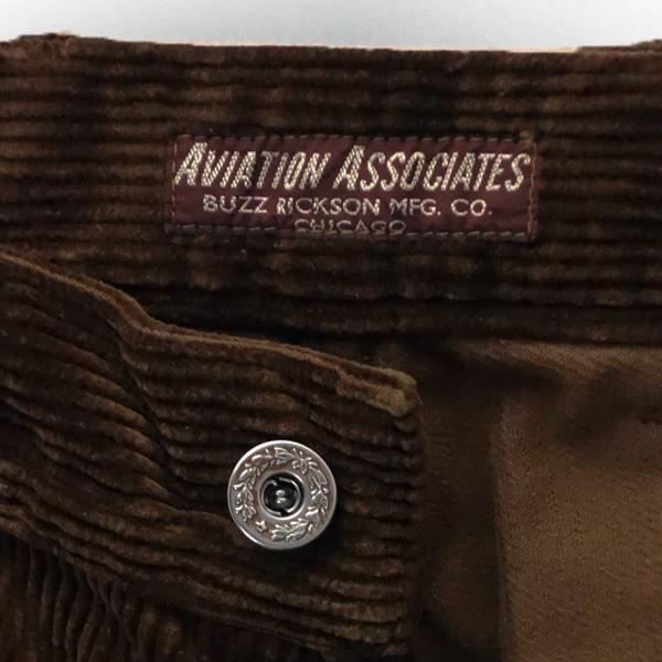 バズ・リクソンズ　BUZZ RICKSON'S　コーデュロイ・ワーキングトラウザーズ　“U.S.ARMY WORKING TROOUSERS CORDUROY VERSION” BR42393 | BUZZ RICKSON'S | 06
