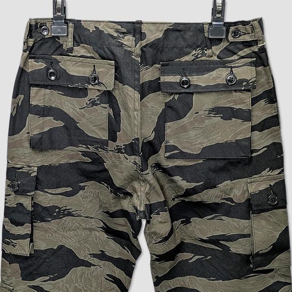 バズ・リクソンズ　BUZZ RICKSON'S　ブラックタイガー トラウザースパンツ　“William Gibson BLACK TIGER PATTERN TROUSERS OVER DYE” BR42594 | BUZZ RICKSON'S | 04