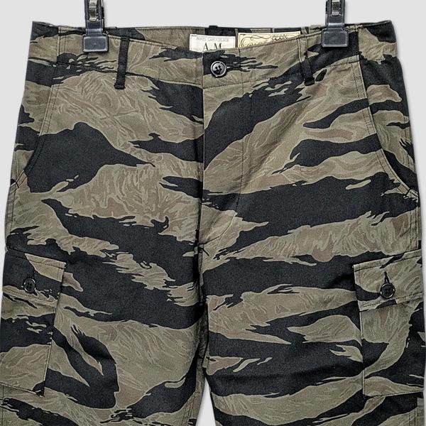 バズ・リクソンズ　BUZZ RICKSON'S　ブラックタイガー トラウザースパンツ　“William Gibson BLACK TIGER PATTERN TROUSERS OVER DYE” BR42594 | BUZZ RICKSON'S | 05