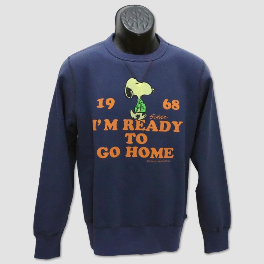 バズリクソン BUZZ RICKSON'S ミリタリーピーナツ・スウェットトレーナー　“I'M READY TO GO HOME” BR68074 | BUZZ RICKSON'S | 01