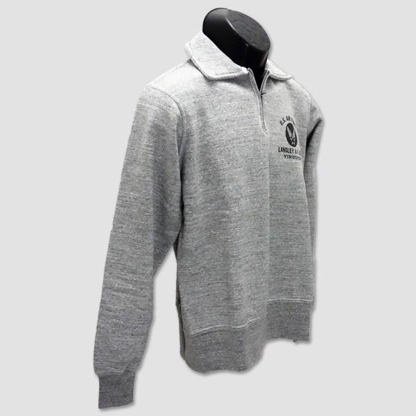 バズ・リクソンズ　BUZZ RICKSON'S　ミリタリーZIPスウェットシャツ　“HALF ZIP SWEAT SHIRT LANGLEY A.F.BASE” BR68398 | BUZZ RICKSON'S | 02