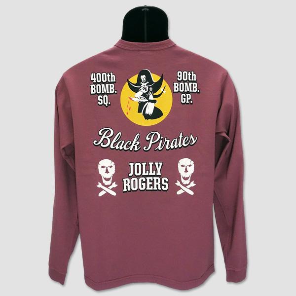 バズ・リクソンズ　BUZZ RICKSON'S　長袖ミリタリーTシャツ　“400th BOMB.SQ.BLACK PIRATES” BR69284 | BUZZ RICKSON'S | 02