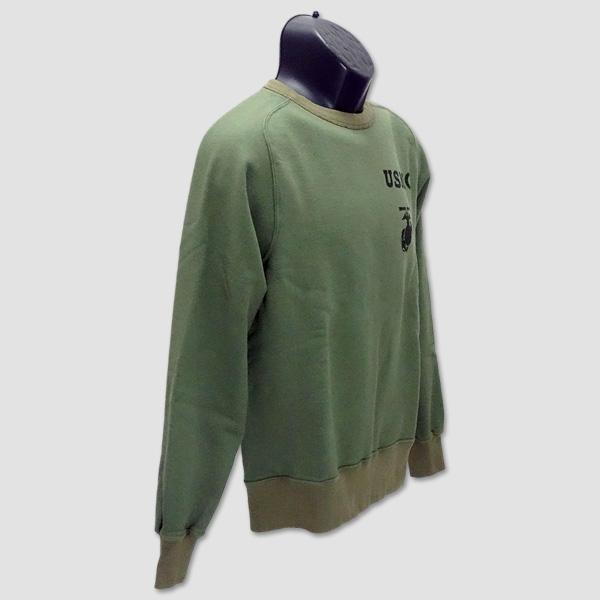 バズ・リクソンズ　BUZZ RICKSON'S　長袖ミリタリー スウェットシャツ　“FREEDOM SLEEVE SWEAT SHIRT” BR69456 | BUZZ RICKSON'S | 02