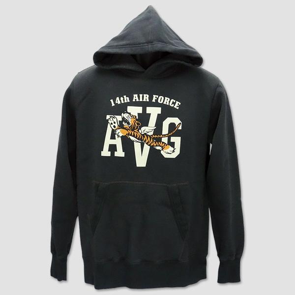 バズ・リクソンズ　BUZZ RICKSON'S　ミリタリー スウェットパーカ　“14th AIR FORCE FLYING TIGER SWEAT PARKA” BR69458 | BUZZ RICKSON'S
