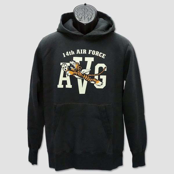 バズ・リクソンズ　BUZZ RICKSON'S　ミリタリー スウェットパーカ　“14th AIR FORCE FLYING TIGER SWEAT PARKA” BR69458 | BUZZ RICKSON'S | 04