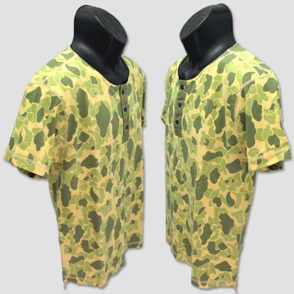 BUZZ RICKSON'S　ミリタリー半袖ヘンリーＴシャツ　"FROGSKIN PATTERN" | BUZZ RICKSON'S | 02