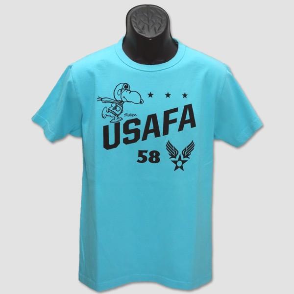 BUZZ RICKSON'S バズリクソン・ピーナッツ半袖コラボＴシャツ　“BUZZ RICKSON'SxPEANUTS USAFA” BR77843 | BUZZ RICKSON'S