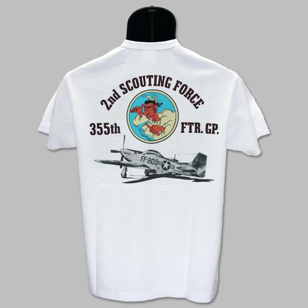 バズ・リクソンズ　BUZZ RICKSON'S　半袖ミリタリーTシャツ　“2nd Scouting Force” BR79126 | BUZZ RICKSON'S | 02