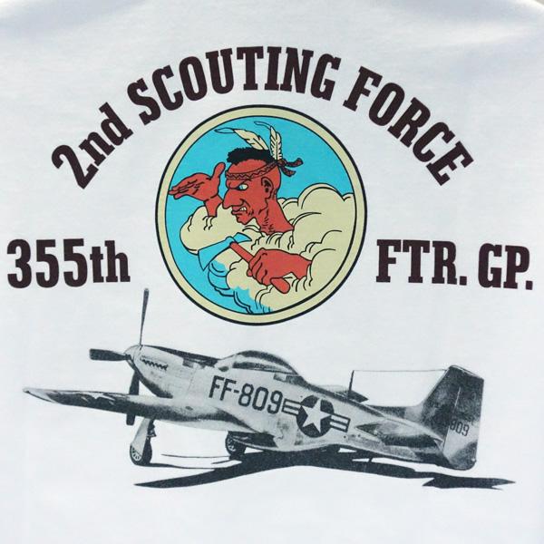 バズ・リクソンズ　BUZZ RICKSON'S　半袖ミリタリーTシャツ　“2nd Scouting Force” BR79126 | BUZZ RICKSON'S | 06