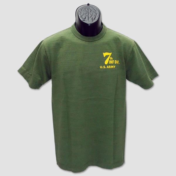 バズ・リクソンズ　BUZZ RICKSON'S　半袖ミリタリーＴシャツ　“7th INFDIV.U.S.ARMY” BR79370 | BUZZ RICKSON'S