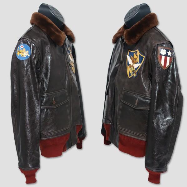 バズリクソン BUZZ RICKSON'S ミリタリーType AN6552 G-1 レザージャケット　“23rd FIGHTER GP.” | BUZZ RICKSON'S | 02