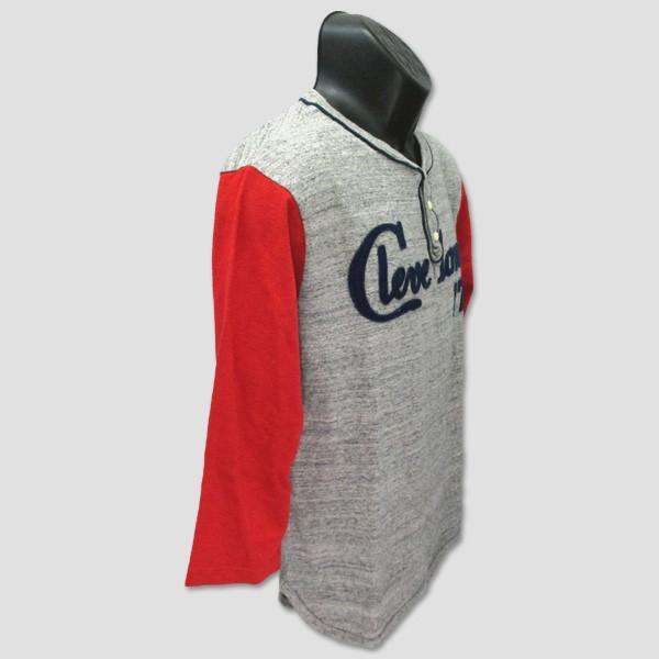 CHESWICK　７分袖ヘンリーネックＴシャツ　"BASEBALL HENLEY TEE Cleveland" | CHESWICK | 02