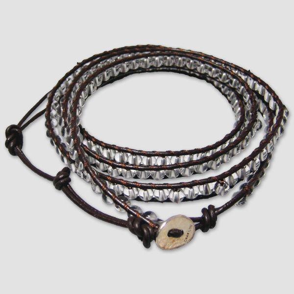 CHAN LUU　チャンルー・天然石＆レザーブレスレット　“Clear Quartz＆Leather” |  | 02