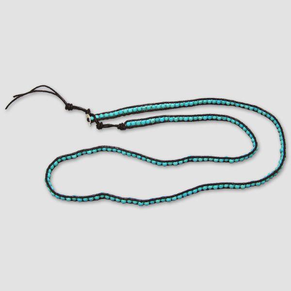 CHAN LUU　チャンルー・天然石＆レザーブレスレット　“Turquoise＆Leather” |  | 01