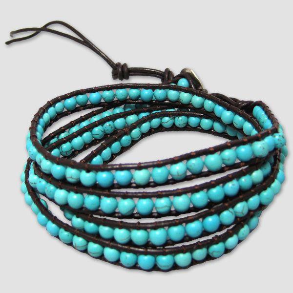 CHAN LUU　チャンルー・天然石＆レザーブレスレット　“Turquoise＆Leather” |  | 02