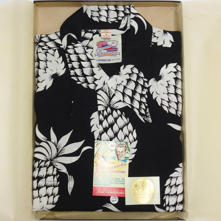 DUKE KAHANAMOKU　デューク・カハナモク　長袖ハワイアンシャツ　“DUKE'S PINEAPPLE” DK26793 | SUN SURF | 06