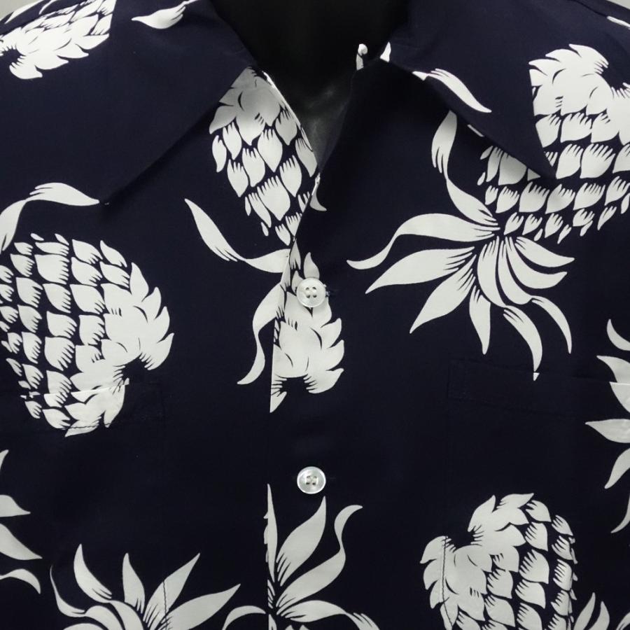 DUKE KAHANAMOKU　デューク・カハナモク　半袖ハワイアンシャツ　“DUKE'S PINEAPPLE” DK36201 | SUN SURF | 04