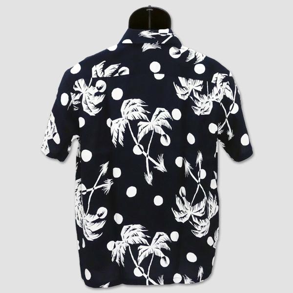 DUKE KAHANAMOKU デューク・カハナモク 半袖ハワイアンシャツ　“MOONLIGHT PALM TREE” DK36980 | SUN SURF | 01