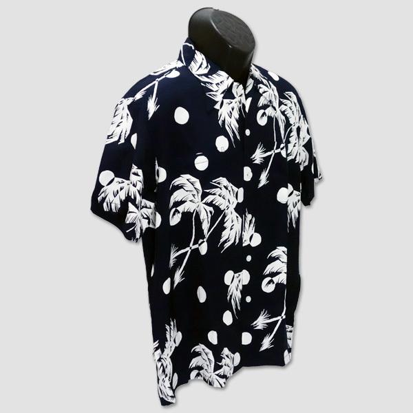 DUKE KAHANAMOKU デューク・カハナモク 半袖ハワイアンシャツ　“MOONLIGHT PALM TREE” DK36980 | SUN SURF | 02