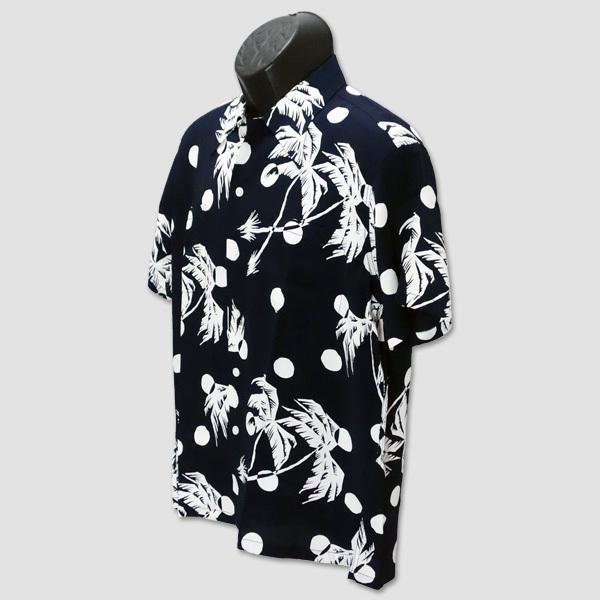 DUKE KAHANAMOKU デューク・カハナモク 半袖ハワイアンシャツ　“MOONLIGHT PALM TREE” DK36980 | SUN SURF | 03