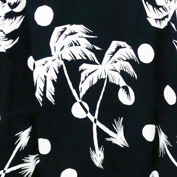 DUKE KAHANAMOKU デューク・カハナモク 半袖ハワイアンシャツ　“MOONLIGHT PALM TREE” DK36980 | SUN SURF | 04