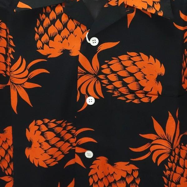 DUKE KAHANAMOKU　デューク・カハナモク　コットンオープンアロハシャツ　“DUKE'S PINEAPPLE” DK37811 | SUN SURF | 04