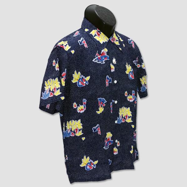 DUKE KAHANAMOKU デューク・カハナモク半袖ハワイアンシャツ　“DUKE'S POLKA DOTS” DK38677 | SUN SURF | 02