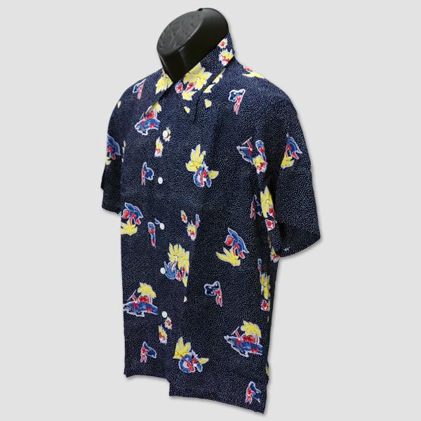 DUKE KAHANAMOKU デューク・カハナモク半袖ハワイアンシャツ　“DUKE'S POLKA DOTS” DK38677 | SUN SURF | 03