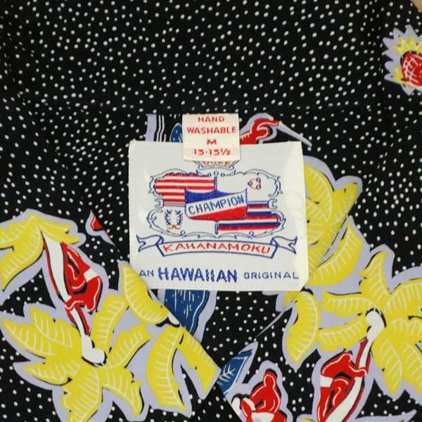 DUKE KAHANAMOKU デューク・カハナモク半袖ハワイアンシャツ　“DUKE'S POLKA DOTS” DK38677 | SUN SURF | 05