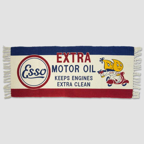 アメリカン・コットンフロアマットEsso Motor Oil-L　“Esso Motor Oil COTTON FLOOR MAT” Esso-L | 
