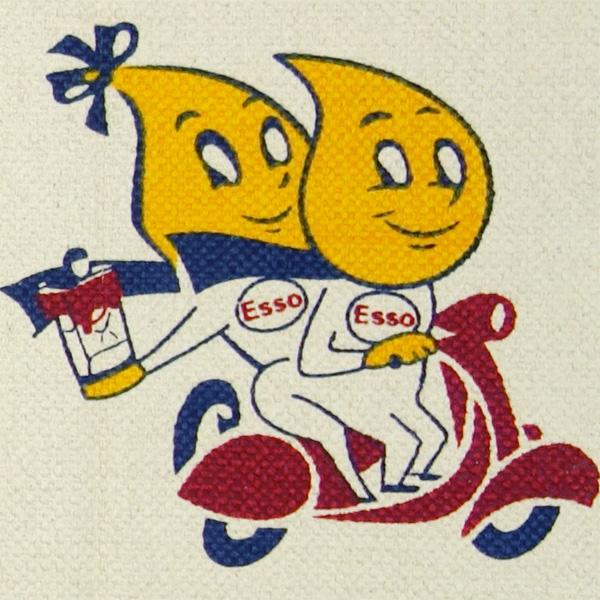 アメリカン・コットンフロアマットEsso Motor Oil-L　“Esso Motor Oil COTTON FLOOR MAT” Esso-L |  | 02