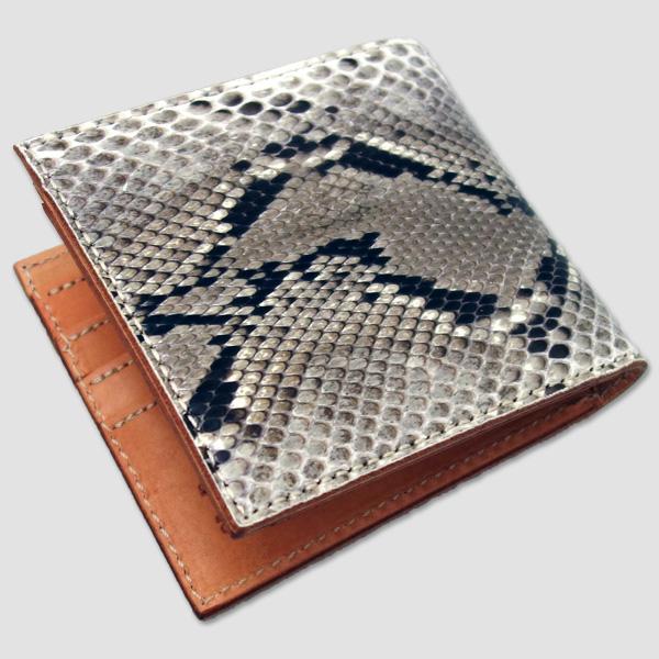 ファニー　FUNNY　ビルフォード・パイソン(ニシキヘビ)二つ折り財布　“FUNNY Billford DIAMOND PYTHON” | 